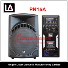 15" Plastic PA Passive / Active Speaker Portable PN15 / 15A