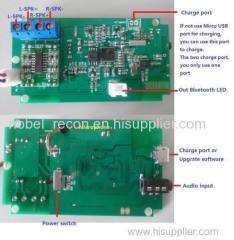 3W bluetooth speaker board