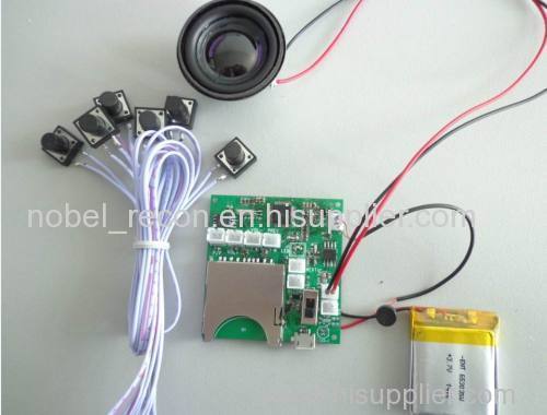 SD card recording module for electronic toys can be stock large capacity file