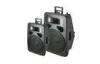 15 Inch Pro PA Audio Speakers , 2 way plastic speaker box with amplifier