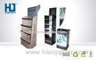 Oil Printing Cardboard Pallet Advertising Display With Shelf For Products Show