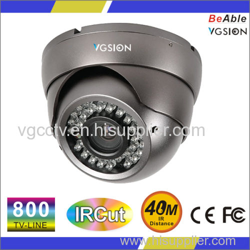 HDIS 800 TVL 3.5" Varifocal Vandal proof IR dome camera