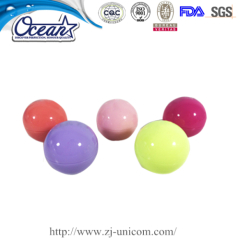 Colorful ball shape eos lip balm promotion marketing