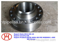 ASTM A694 F65 NORSOK L-005 WN flange