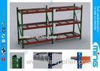 Powder Coated Steel Pallet Storage Racks , Garage Storage Shelf