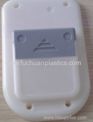 White Plastic Electronic Equipment Bottom Housing