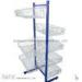 Free Standing Wire Display Stands Racks Metal Iron With 7 Basket
