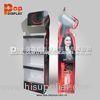 Adjustable Folding Beverage Display Racks Offset Printing With Full Color