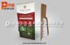 Chirstmas Tree Rectangle Advertising / Poster Standee With Brochure Holders