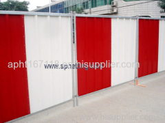 construction Steelwall Hoarding colorbond panel fence