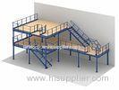 1 - 2 Levels Heavy Duty Raised Storage Mezzanine Floor For Industrial Storage