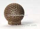 Aluminum DMLS 3D printing for Sphere Shape , Golden electroplating