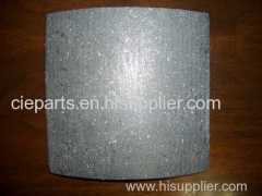 low noise and low rate of wear brake lining