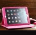 wholesale China cheap foldable solid color tablet leather case for IPAD2/IPAD3/ipad4/ipad air/ipad mini and stents