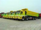 SINOTRUK Construction Transport Dumper Lorry , Drive Model 8X4