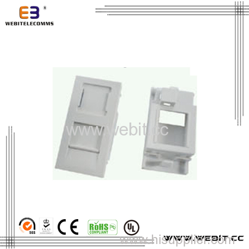 UK type suitable for RJ45 keystone jacks size 25x50mm face plate