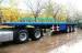 HOWO 3 Axles Semi Trailer Trucks , Flat Low Bed Trailer 30 Ton