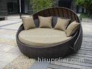 Indoor Office / Home Resin Wicker Daybed With Aluminium Frame