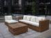 Indoor / Outdoor Rattan Furniture , Cane Corner Sofa For Meeting Room