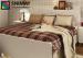 Natural Contemporary Wooden Beds Custom MDF Board Furniture With Bedside Table