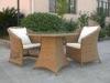 Outdoor Rattan Furniture Sofa Chair Set For Garden / Patio Brown