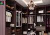 Custom Bedroom Furniture Dark Wood Wardrobe MDF Closet in Classic Style