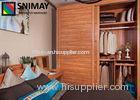 Line Decoration Modern Bedroom Wardrobe Closet Furniture With Aluminum Profile