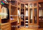 Aluminum Frame Wooden House Furniture Clothes Storage Closet For Bedroom