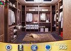 Professional Armoire Bedroom Wardrobe Closet , Dark Wood Modern Clothes Storage Closet