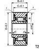 Bearings for Material Handling System: Bearings for Painting Industry NJV405K-2RS