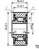 Bearings for Material Handling System: Bearings for Painting Industry NJV405K2-2RS