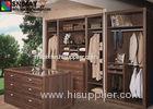 Wooden Modern Bedroom Wardrobe Clothes Storage Cabinet Rail And 9 Drawers