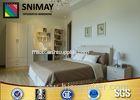 Bespoke White MDF Wooden Bedroom Furniture Sets With Bed for Home
