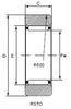 Bearings for Material Handling System: Yoke type track rollers without axial guidance X