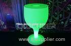 Remote Control LED Luminous Bar Table cup shape Plastic Bistro Furniture