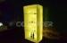 Multi Function Led Bar Furniture Table And Wine Bottle Display Shelf Yellow Color