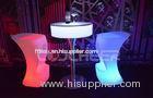 Rechargeable DMX Control luxury Led Bar Furniture Nightclub stool and table set