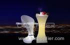 Ployethylene illuminated patio furniture Glow High Bar Table Outside