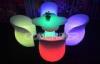 Fireproof Plastic Lounge Led Coffee Table And light up chairs Furniture