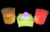 Glow in the dark furniture / RGB LED Contemporary Lounge Table and Chairs