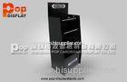 Black Cosmetic Display Stands , Durable Cardboard Displays With 4 Shelves