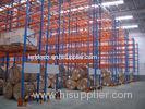 6 Levels Cold Rolling Steel Selective Pallet Racking For Storage , Blue / Orange