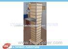 Melamine Finished Slatwall Display Stands Customized With MDF / Metal