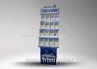 Four Tier Advertising Cardboard Display Stand with Equal Units for Purchasing