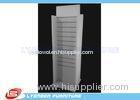 Paint Finished White Slatwall Display Accessories For Shop , 600mm * 400mm * 1700mm