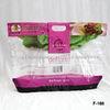 Colorful Printed Frozen Vegetable Food Packaging Plastic Bags With Zipper, Handle Hole