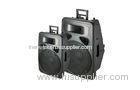 15 Inch Pro PA Speaker , 2 way plastic speaker box with amplifier