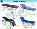 PU Surface Medical Exam Table With Full Stainless Steel Frame