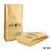 Custom Printed Coffee Packaging Bags Matte Finishing With Quad-Seal Design