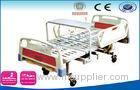Emergency Use Adjustable Hospital Beds With Dinner Table , ABS Side Rails